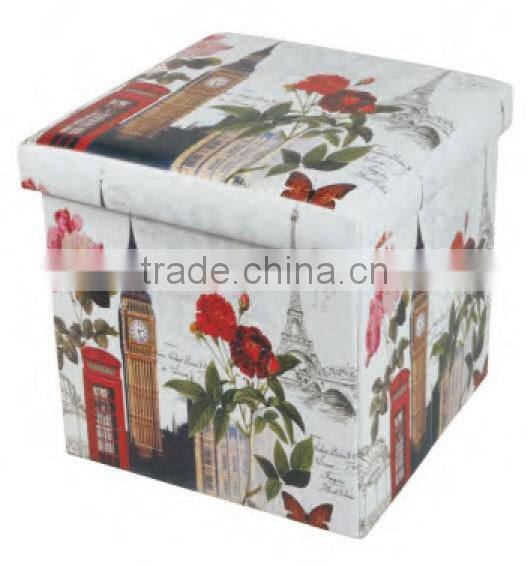 Home Storage Ottoman,Collapsible Storage Bench Seat