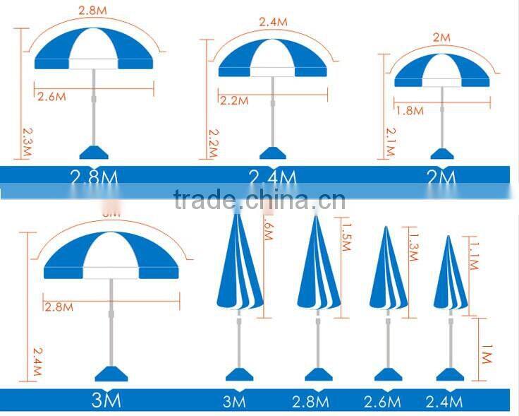 Outdoor advertising beach garden umbrella