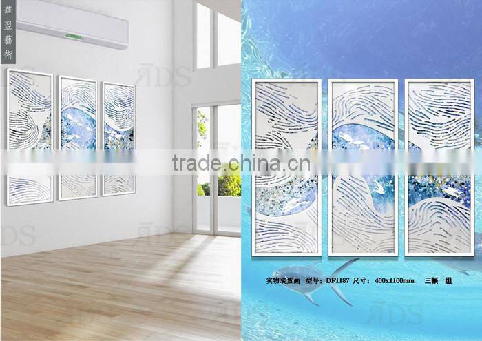 Framed handmade X art photo set wall art for home decoration