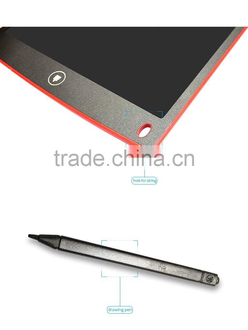 8/12inches, good lcd writing tablet for children, paperless, study and play partner.