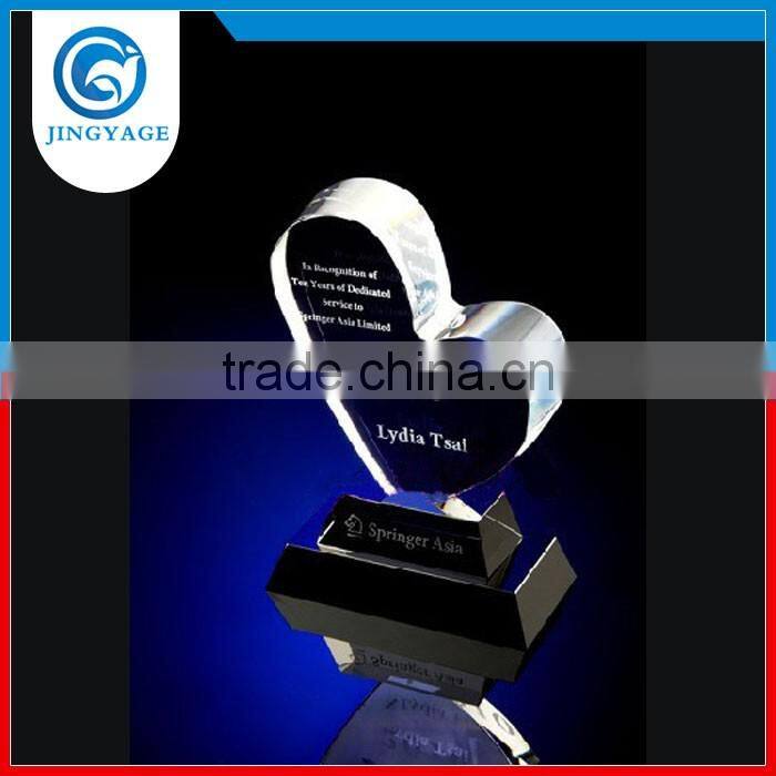 Jingyage Promotional Products Achievement Crystal Plaques Awards, Crystal Trophy Awards Crystal Trophy Souvenir