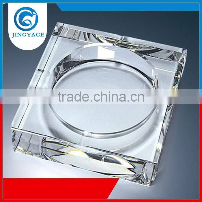 Trade assurance personalized engraving logo glass ashtray photo