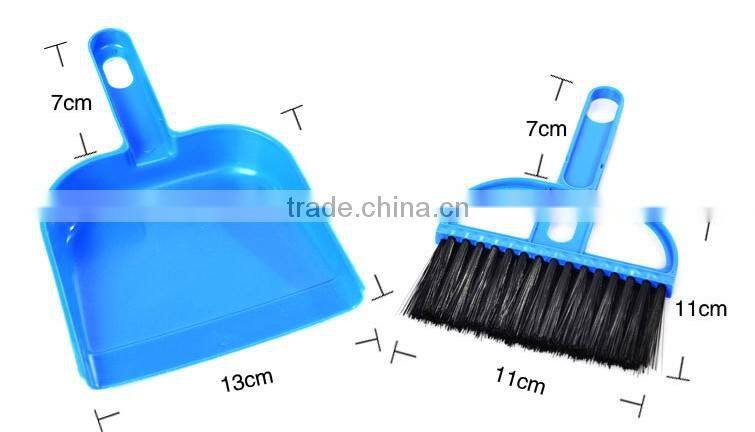 2014 new computer plastic cleaning brush Dustpan and broom wholesale