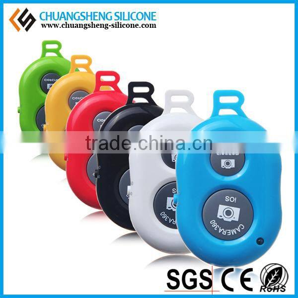 2016 Hot selling bluetooth selfie button, silicone selfie for mobile phone, bluetooth button