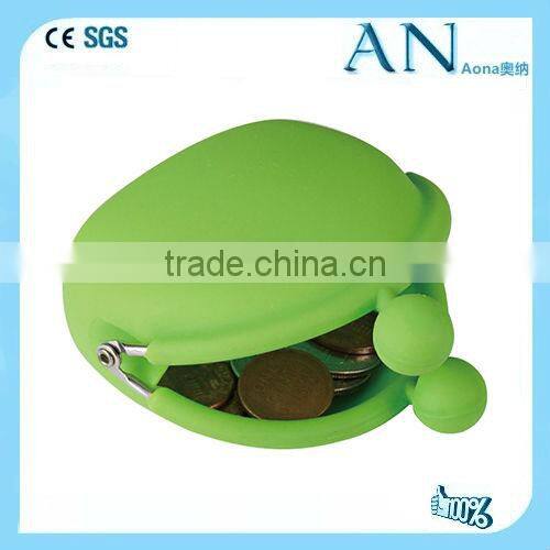 Cute Lady/Girl/Women Silicone Coin Purses Wallet Rubber Bag Case