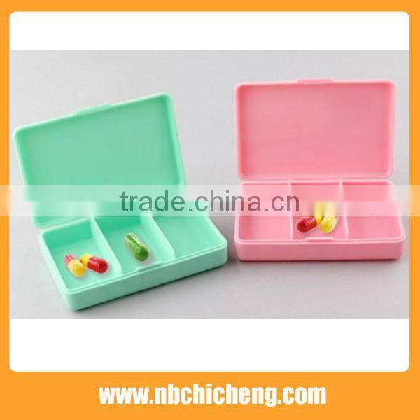 Cheap 3 Days Plastic Pill Box for Sales 3 Compartments case Pill Box