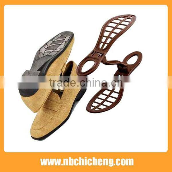 Foldable plastic shoe rack
