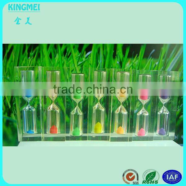 KM-CP11 New products hot sale for 2015 acrylic hourglass& sand timer