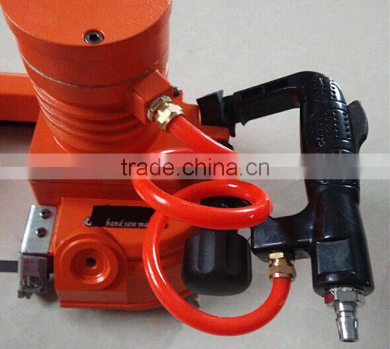 Small Handheld Speed Variable Metal/Wood/Steel Cutting Saw Machine Pneumatic Portable Band Saw