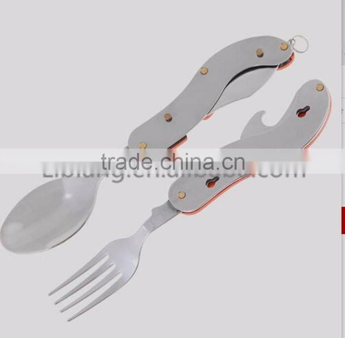 Portable multifuction knife/ fork/ spoon set