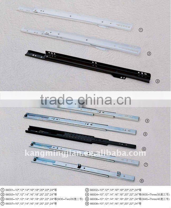 heavy duty telescopic channel/ ball bearing slide/table slide/heavy furniture slider