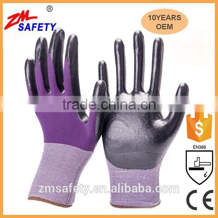 18 G Oil Resistant Mechanic and Black Nitrile Gloves