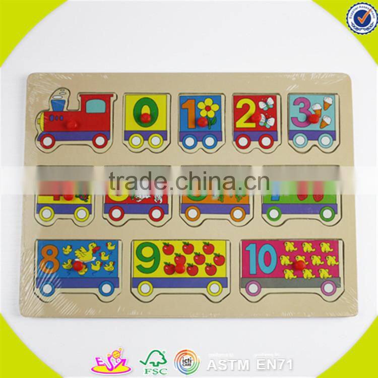 wholesale lovely wooden clock puzzle toy delicate wooden clock puzzle toy W14B045