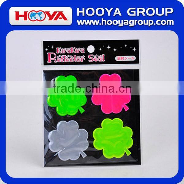 4 pcs Lovely High Visibility Design Reflective Stickers Set