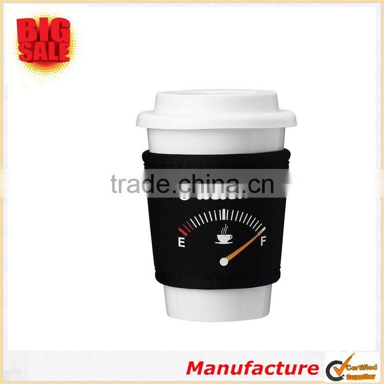 2017 Newest Design Mixed Color Design Practical Cup Sleeve Insulated Coffee Cup Sleeve Neoprene Cup Sleeve