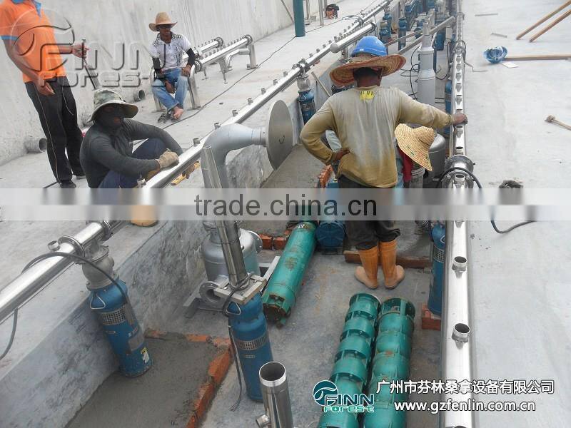 Big fountain movie water screen for projector