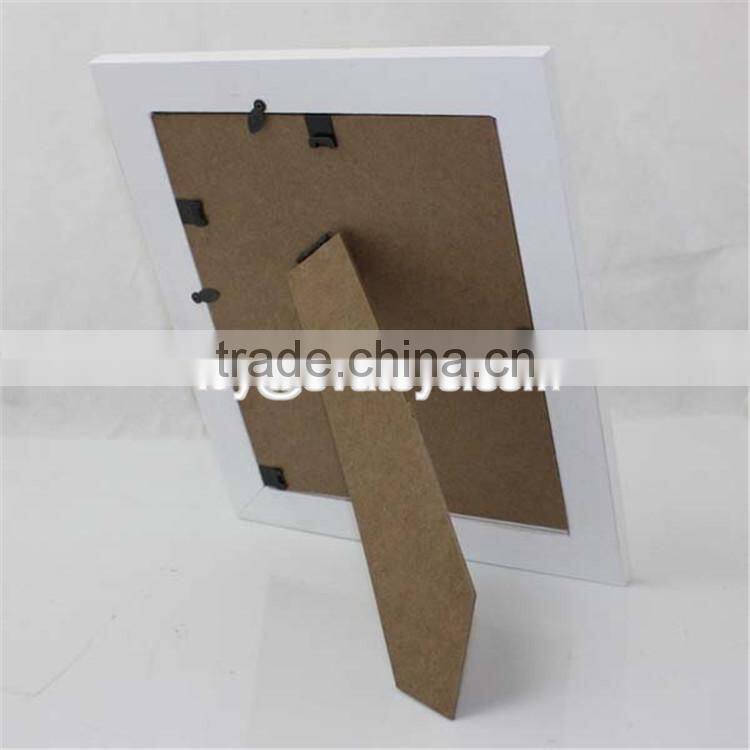 wholesale customize home decoration wooden white picture frames W09A029