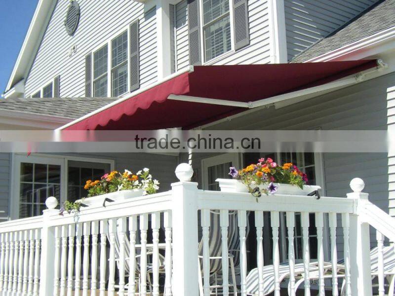 2x1.5M Manual Aluminum Retractable Porch Outdoor Awnings