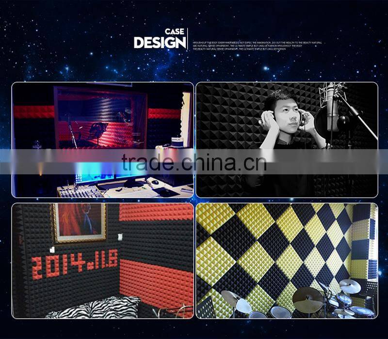 China Factory Cheap Price Polyester Fiber High Density Soundproofing Acoustic Foam Panels
