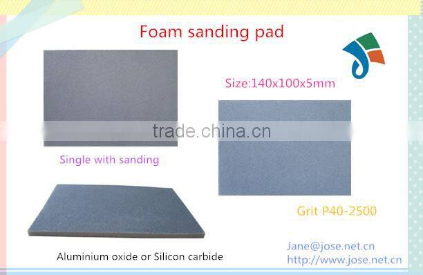 Foam abrasive pad