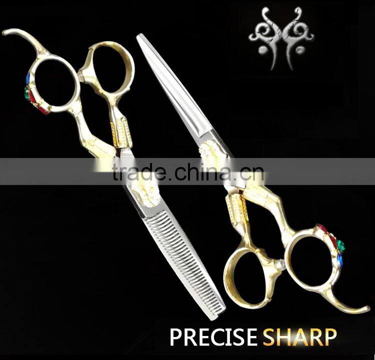 2017 New Fashion Set Thinning Scissors, 6 lnch Hair Barber Hairdressing Scissors
