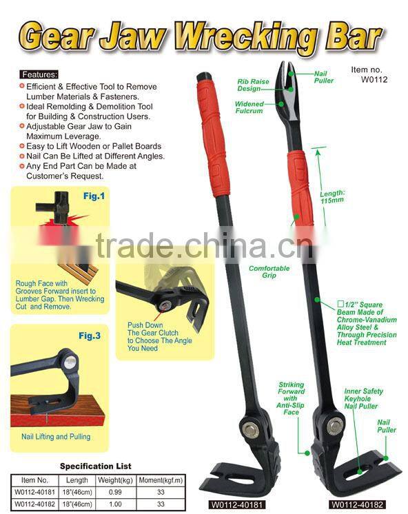 Gear Jaw Wrecking Bar