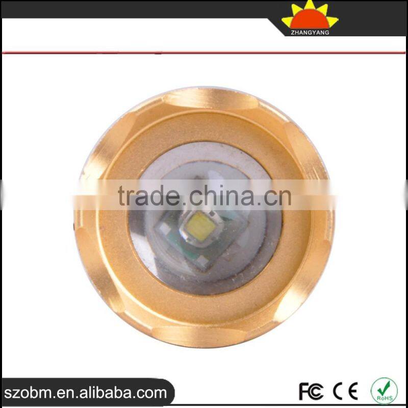 2016 Latest OEM XP-E LED 700 Lumens Aluminum Alloy 3 Mode Button Switch Rechargeable LED Flashligth Torch