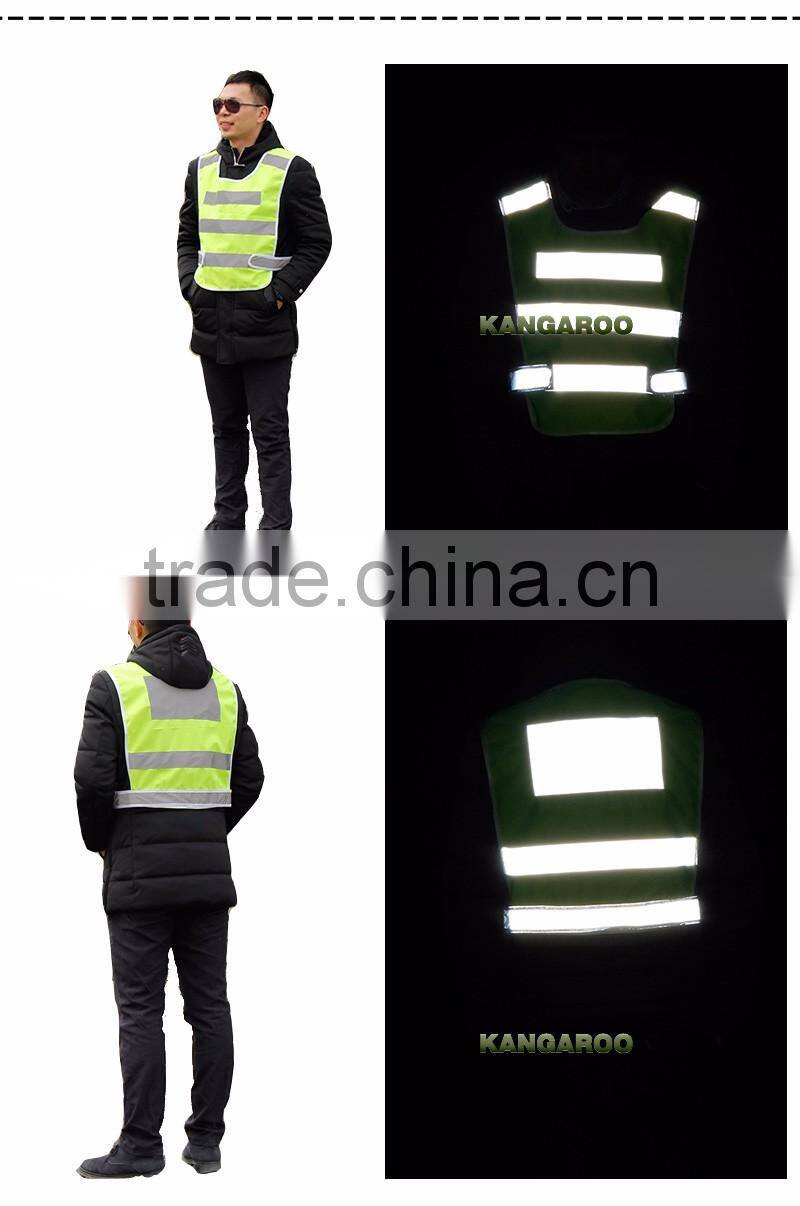 Custom wholesale cheap 3m reflective safety vest