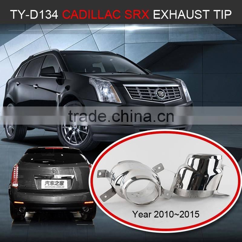 auto tuning stainless muffler tip in exhaust pipe for Cadillac SRX