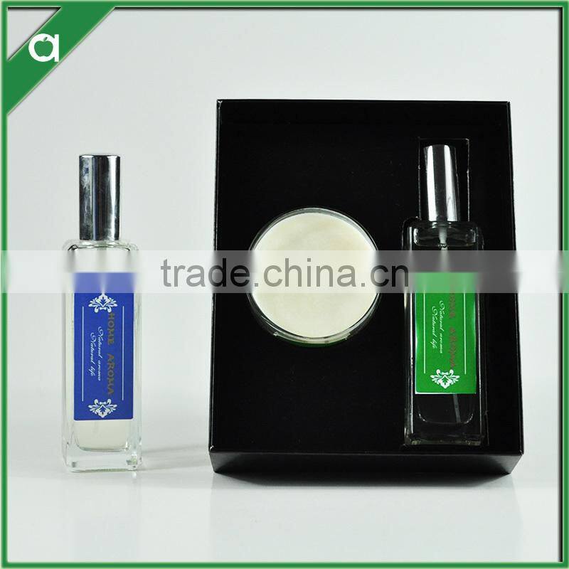 110ml spray diffuser oil set with soy candle