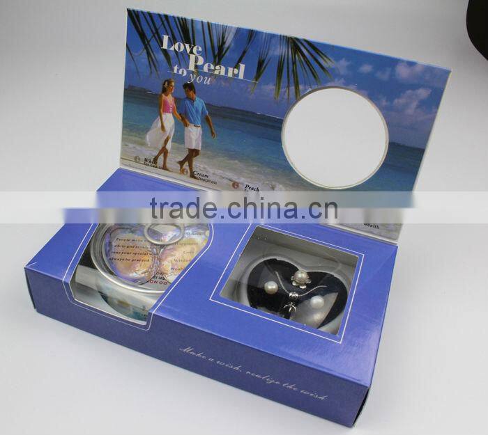 Ocean love pearl gift 3-pcs set (5 colors) English version