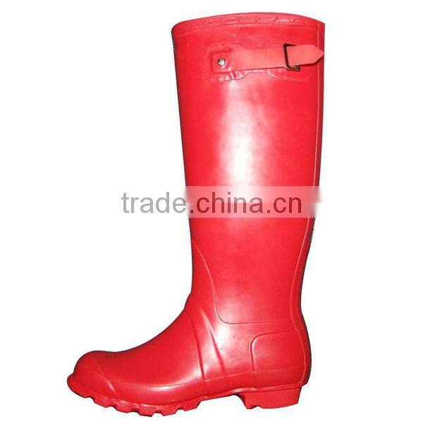 wholesale knee rubber rain boots for woman