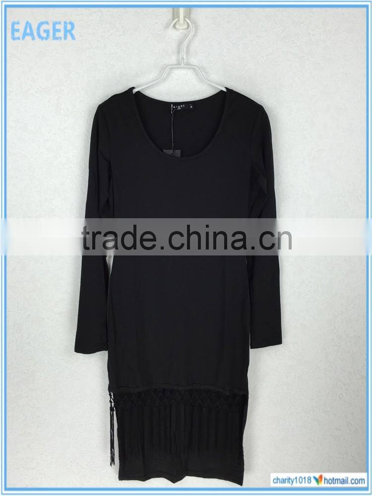 Sexy black sleeveless cocktail dress for women cotton made in alibaba