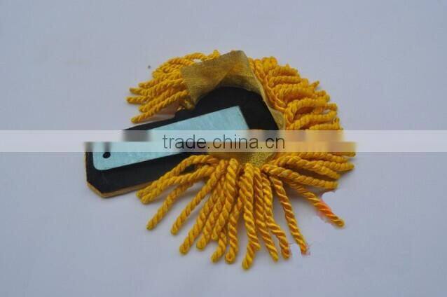 custom cotton blue and yeallow tassel band/military uniform should boards/epaulets