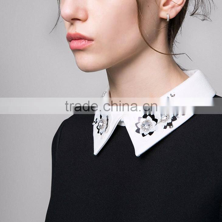 Women Fashion Dresses Winter 2016 Knee Length Dress Patterns