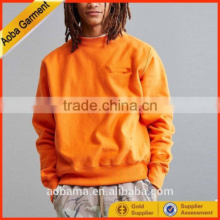 make in china fleece crew neck sweatshirt mens clothing