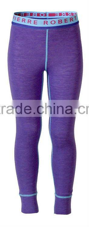 100%merino Kids Thermal underwear bottom long johns