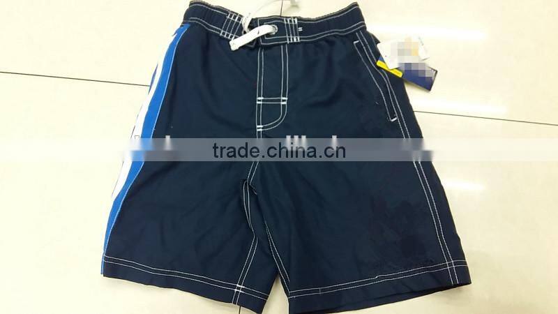Kid's fashion comfortable brand sport shorts pants garment stock lot
