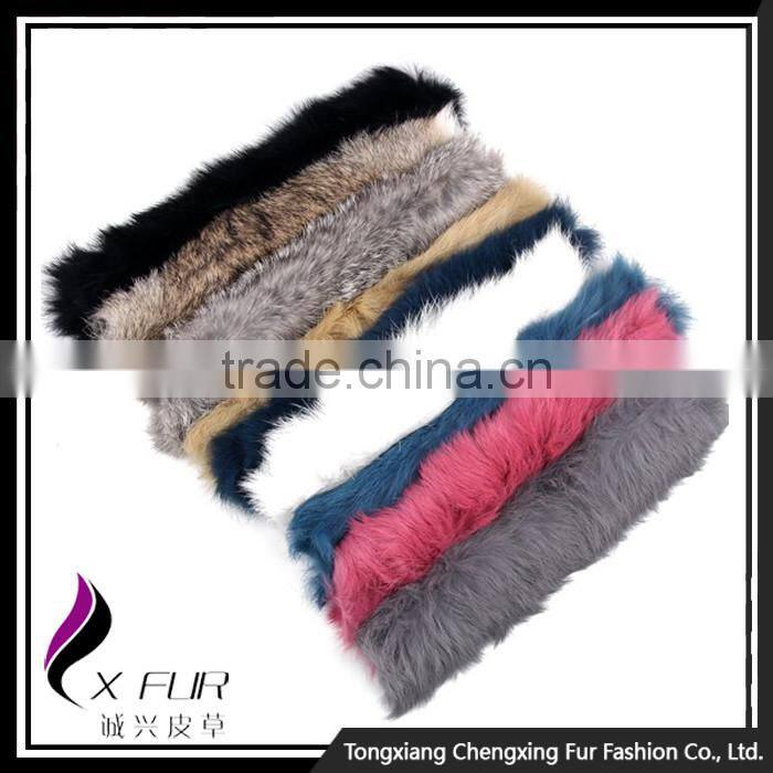 CX-A-28D Genuine Rabbit Fur On Cuffs Bracelets