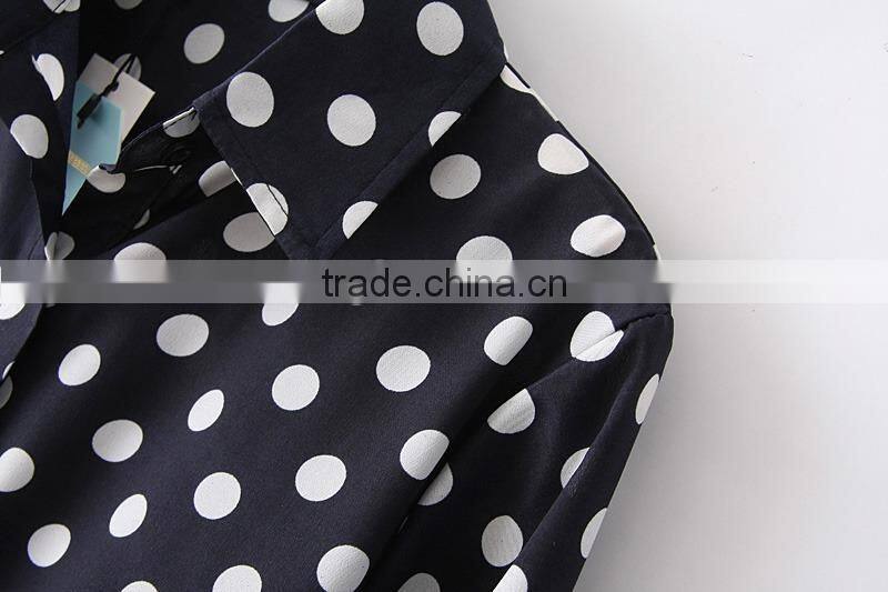 Latest Hot sell european summer 100% Cotton ladies New Design Ladies office t shirt 2015