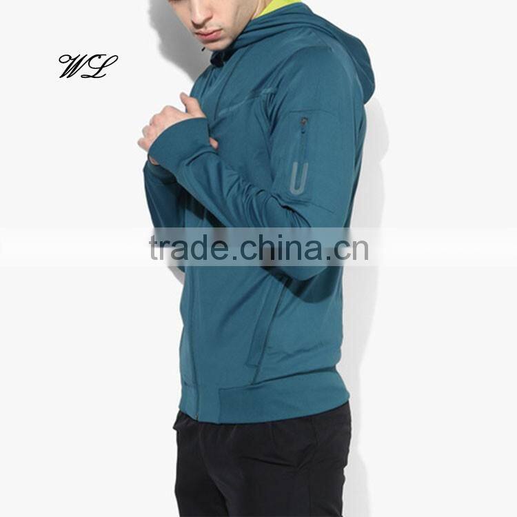 Man OEM Customised Running Jackets with Multi Men Seamless Pocket Jacket