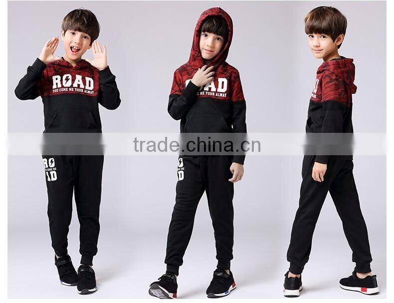 2017 wholesale child wear for boy sport suit drop shipping