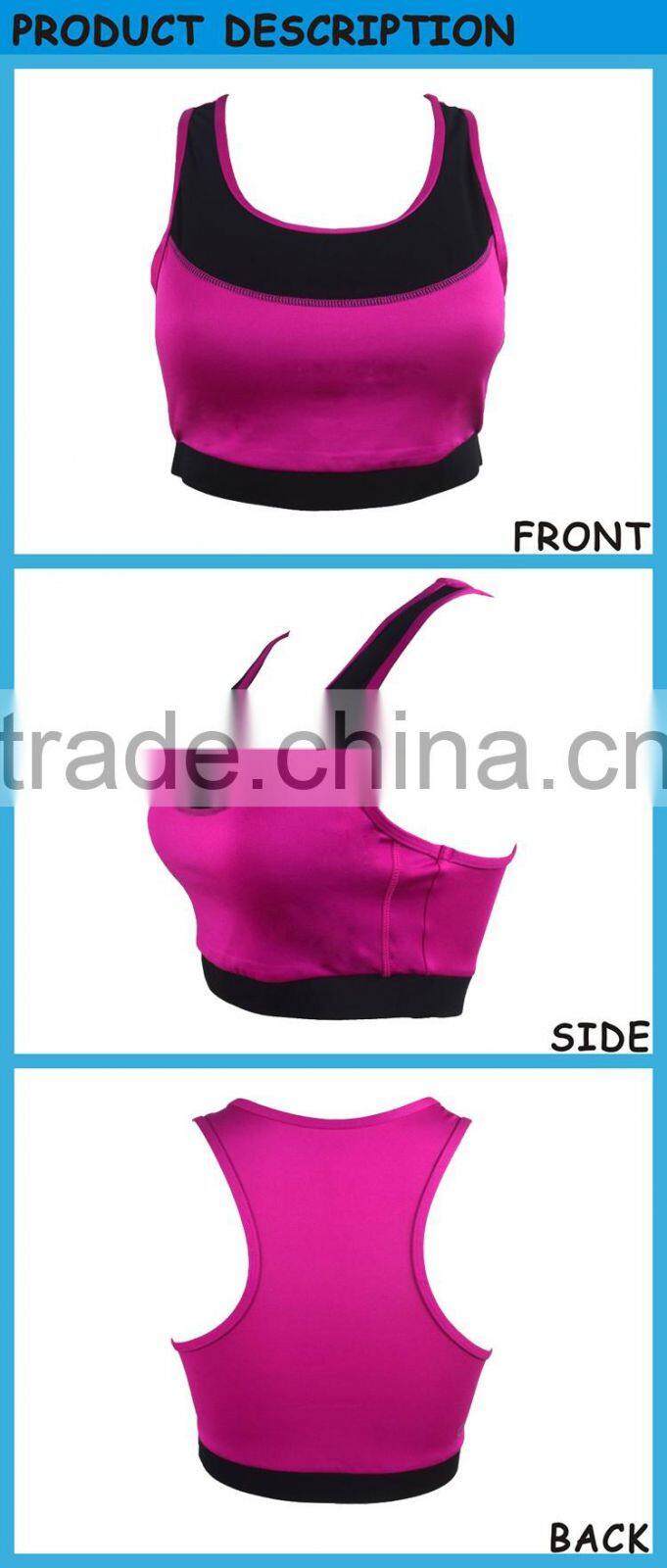 OEM Design Private Label Athletic Wear Fitness Yoga Bra Yoga Wear