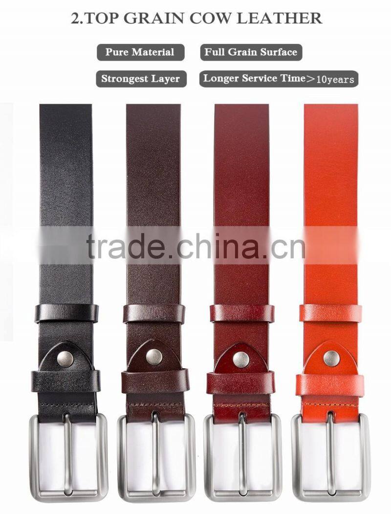 Luxury High Quality Italian Genuine Leather Belts Men Classic Style Belt