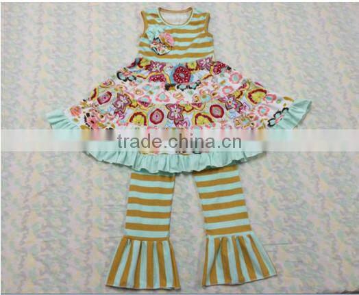 giggle moon remake lace elegant floral outfits Summer 2015Girls Cotton vintage Easter girl outfit for girl outfit