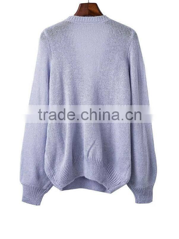 EY0862S 2016 New Arrival Deep V-Neck knit Pullover Sweater Design