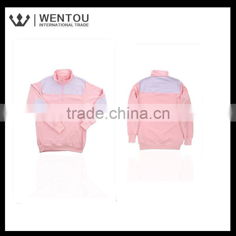 Wholesale Ladies Quarter Monogram seersucker pullover