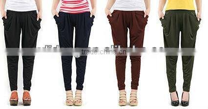 Latest fashion 2013 women's long colored pencil pants