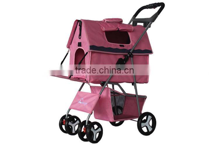 R1923H Pet Stroller dog four wheels Dog Transport Bag Dog Stroller