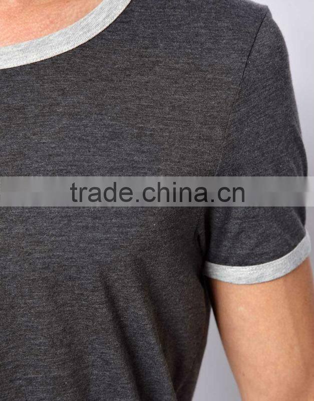 Contrast Trims Tee Shirts